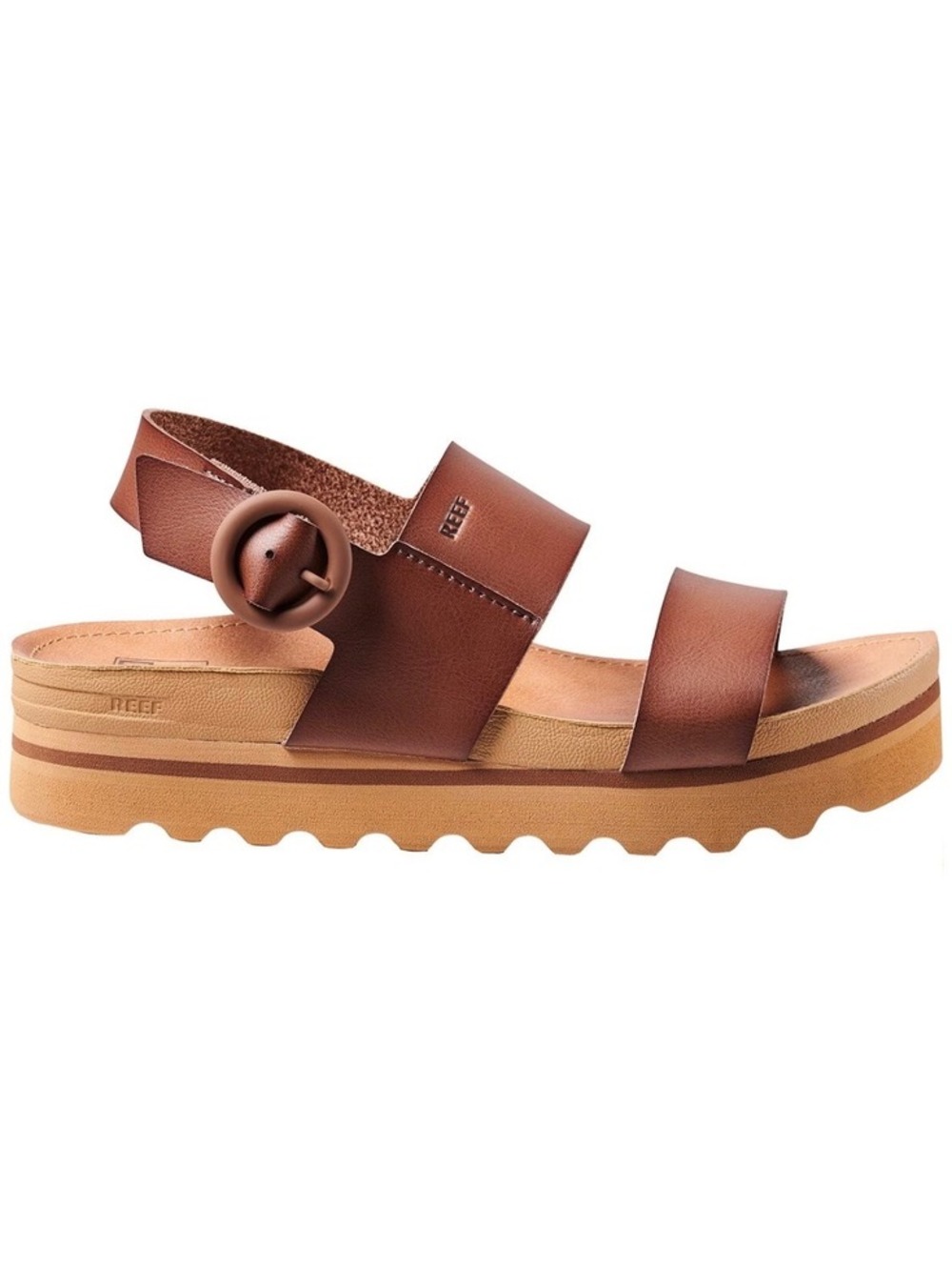 Reef Vista High Buckle Sandals in Espresso Size 7.5